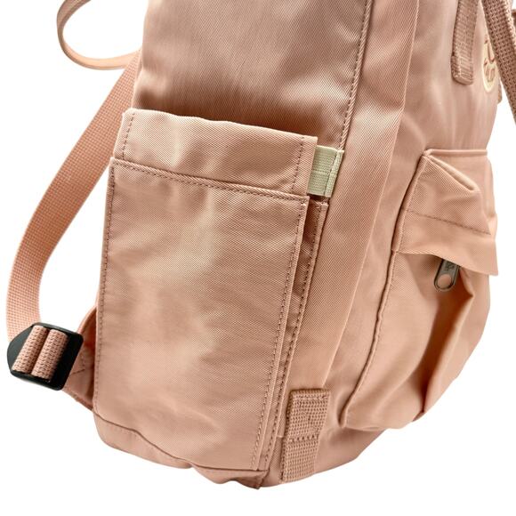 KALIDI Fancy Forest Backpack Pink Nylon Laptop School Bag with Pockets - Picture 5 of 7